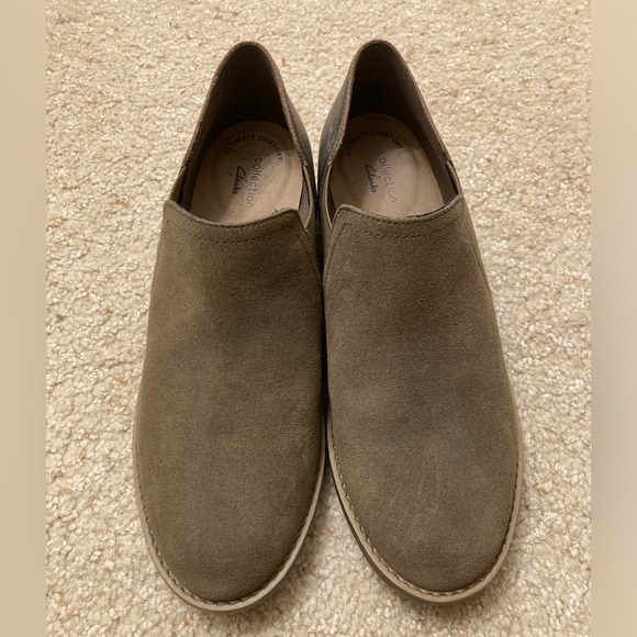 Clarks Cazmin Step Loafer, Low Boots, Booties, Suede, Brown Women’s, Size 9 - Picture 2 of 9